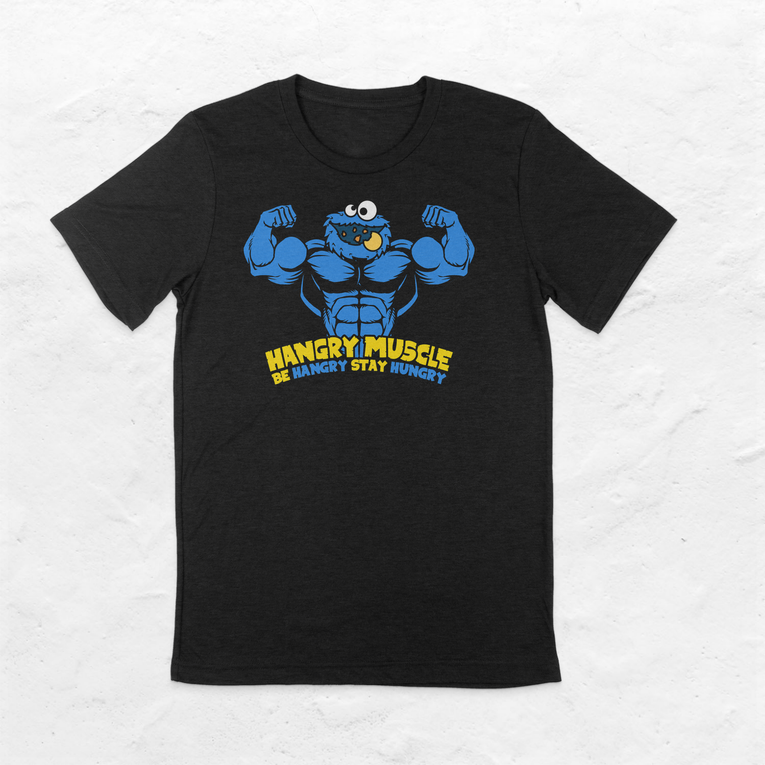 Cookie monster gym shirt on sale