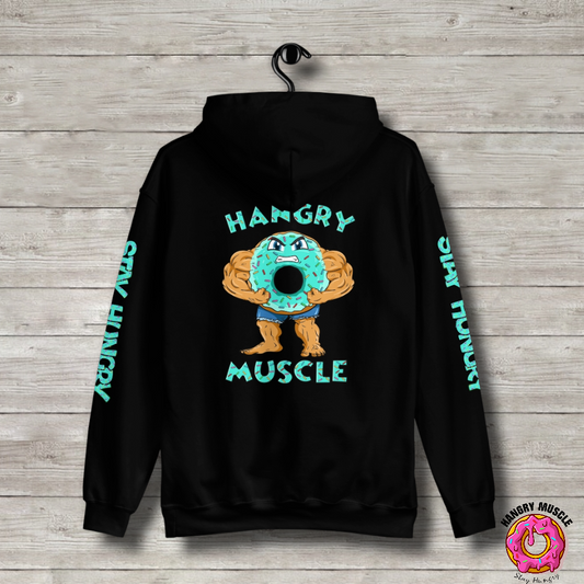 Stay Hungry Buff Teal | Pull Over Hoodie | Unisex