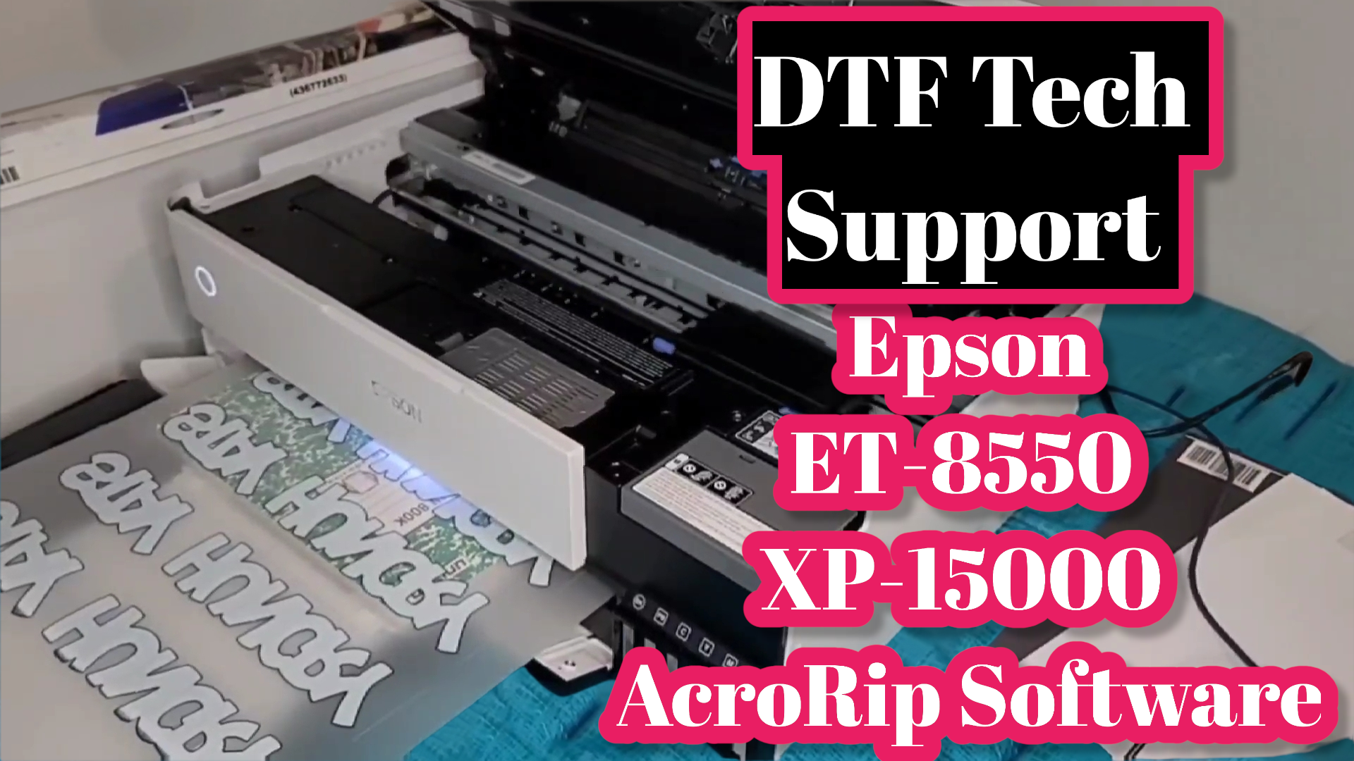 Epson ET-8550 DTF Conversion Bronze Bundle: Starter Printer