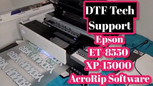 DTF (Direct-to-Film) Printing Online Tech support Video Call
