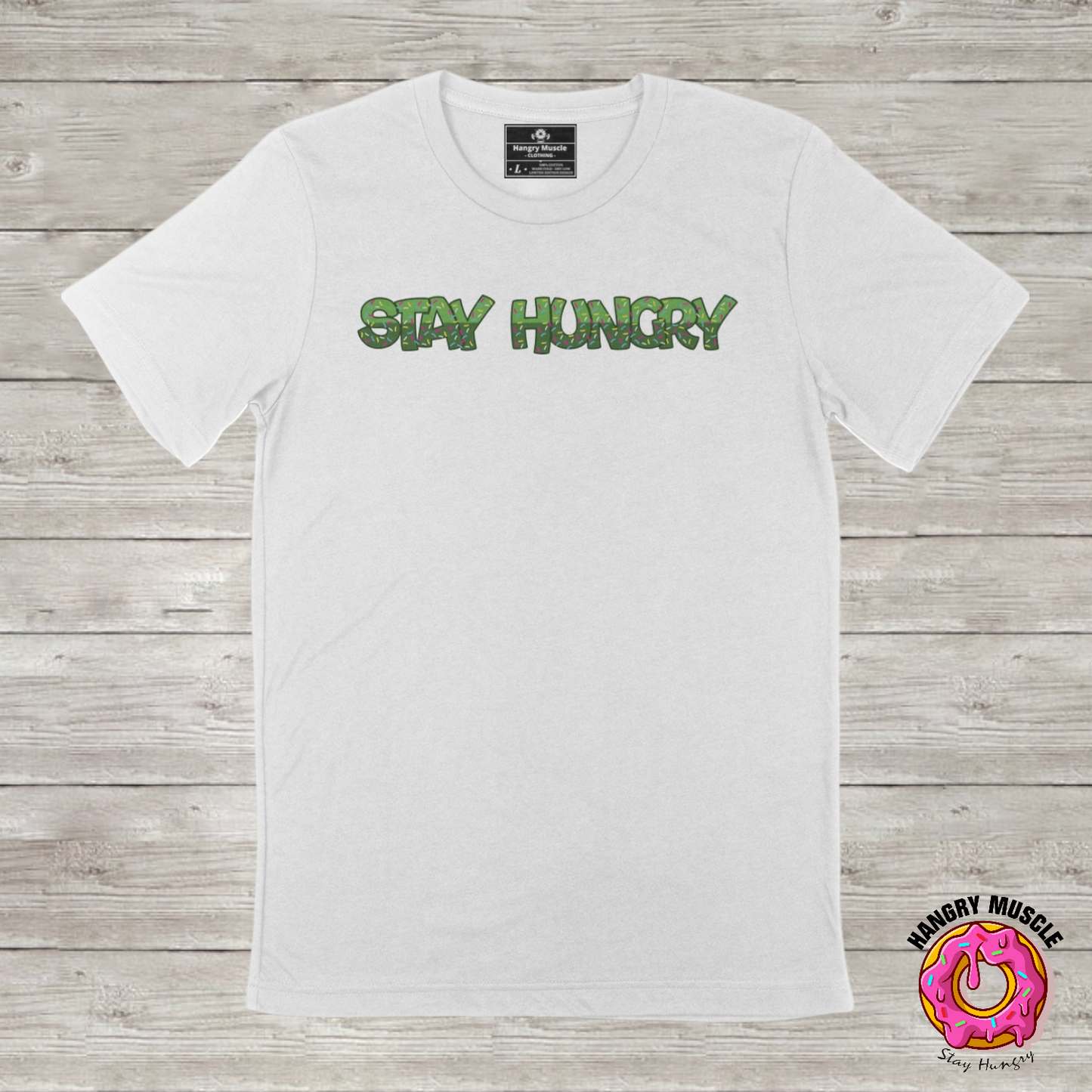 Stay Hungry | Green Donut | Short Sleeve