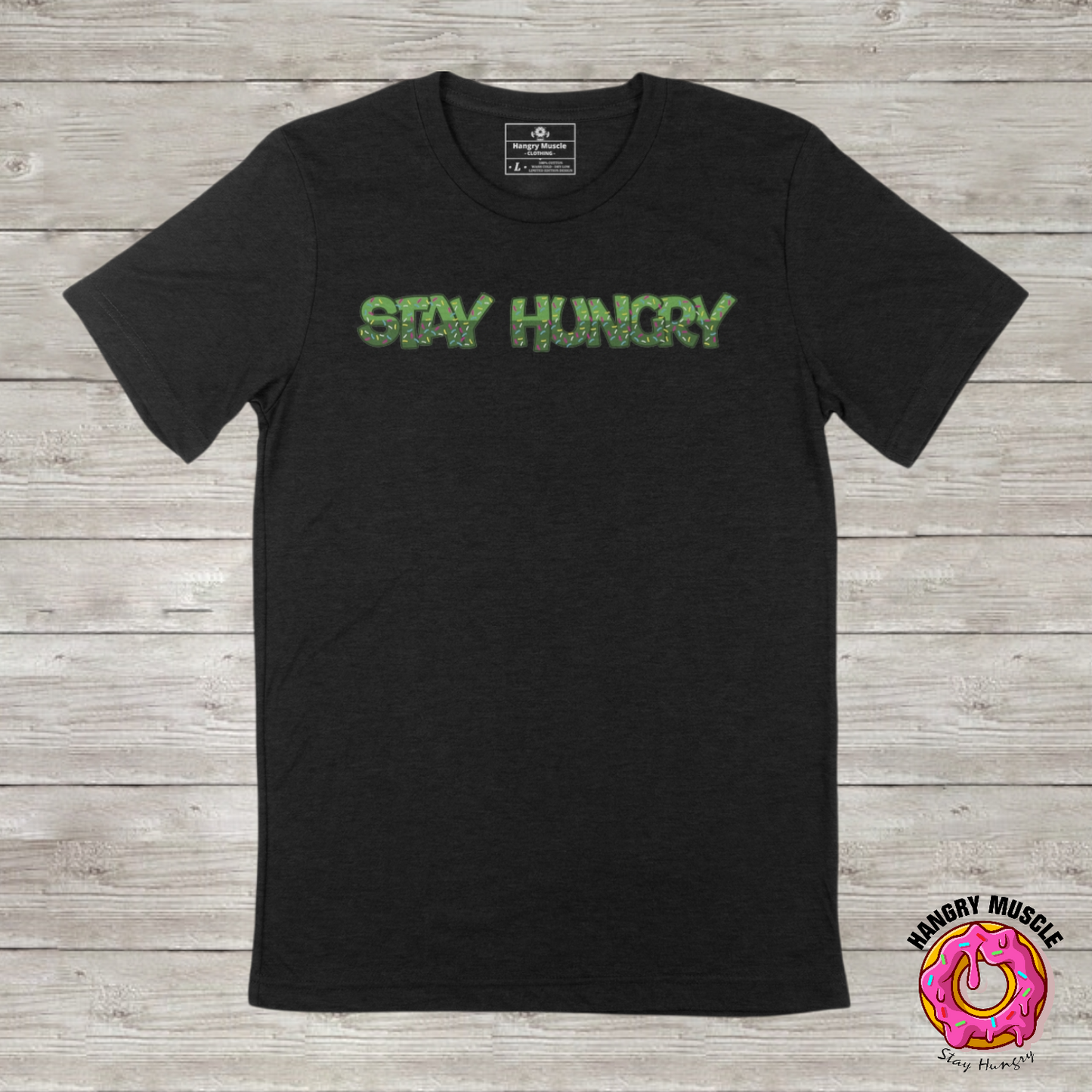 Stay Hungry | Green Donut | Short Sleeve