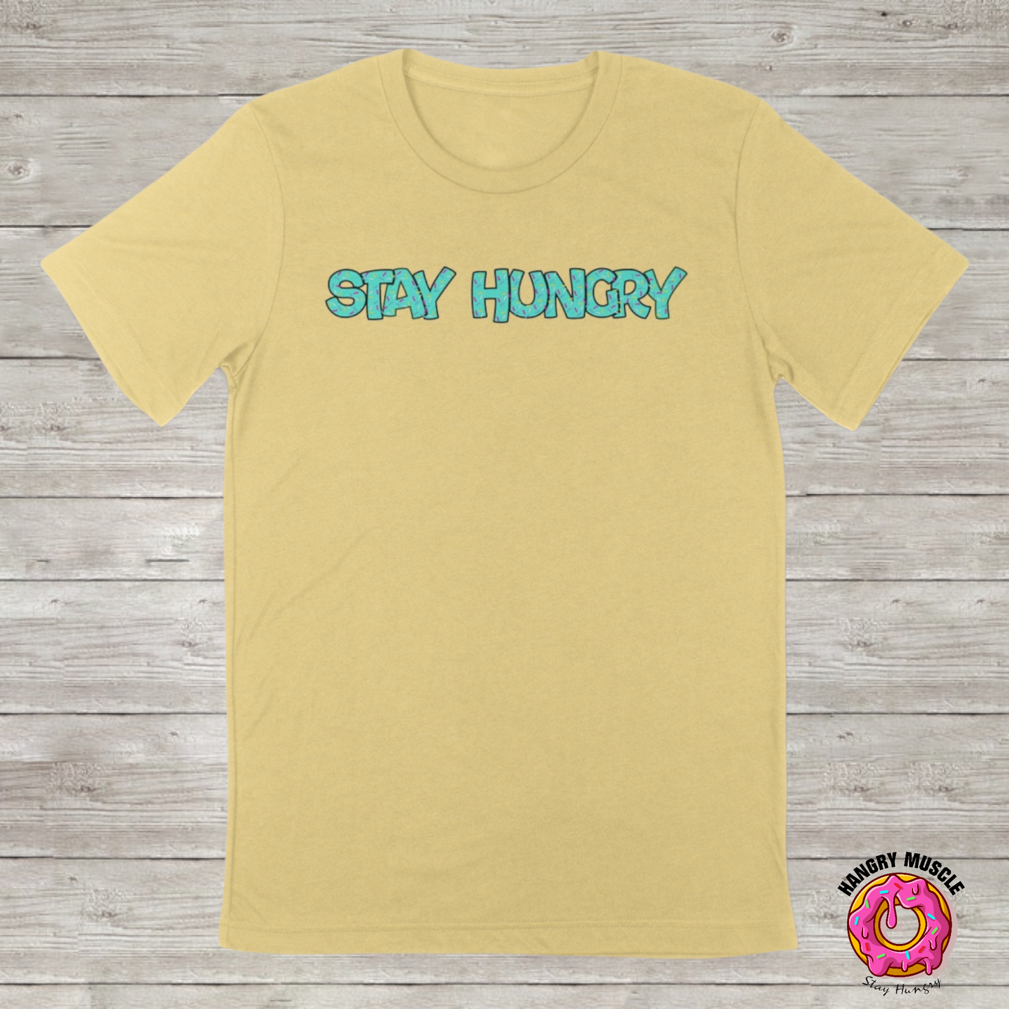 Stay Hungry | Teal Donut | Short Sleeve