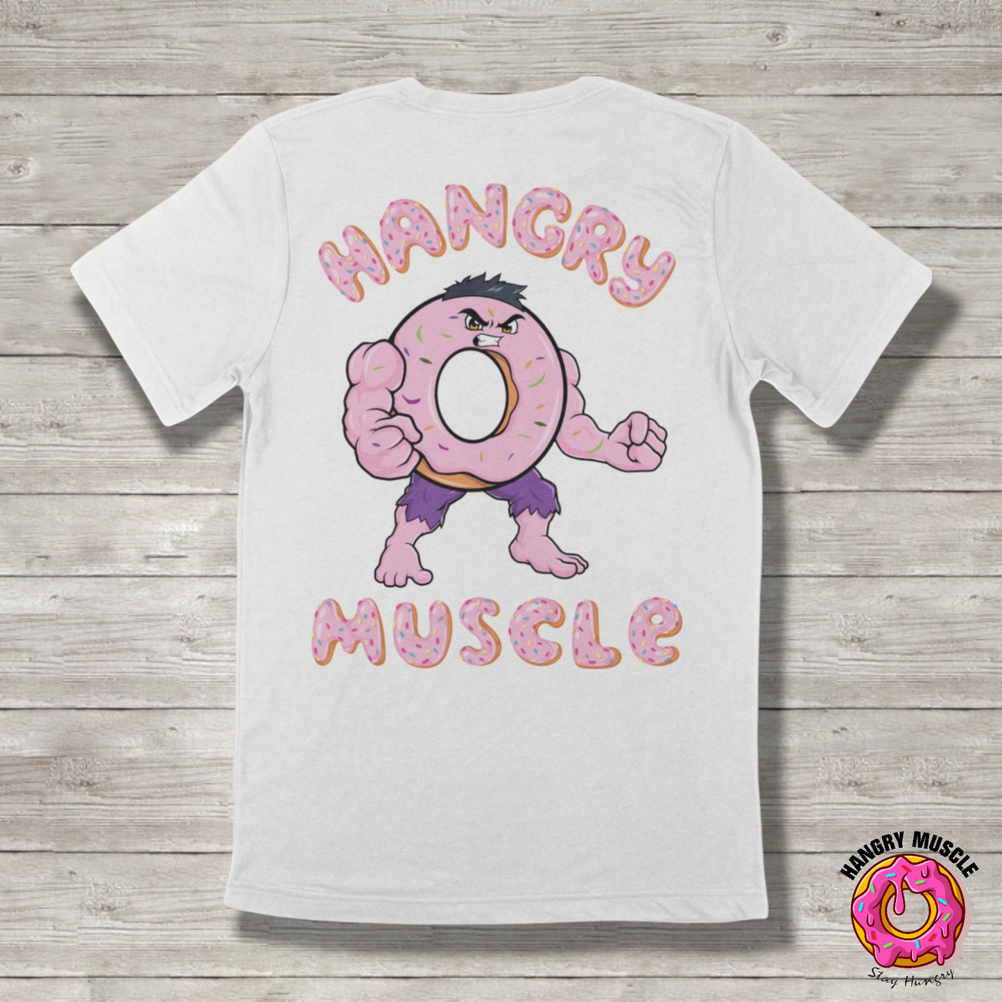 Stay Hungry | Pink Donut | Short Sleeve