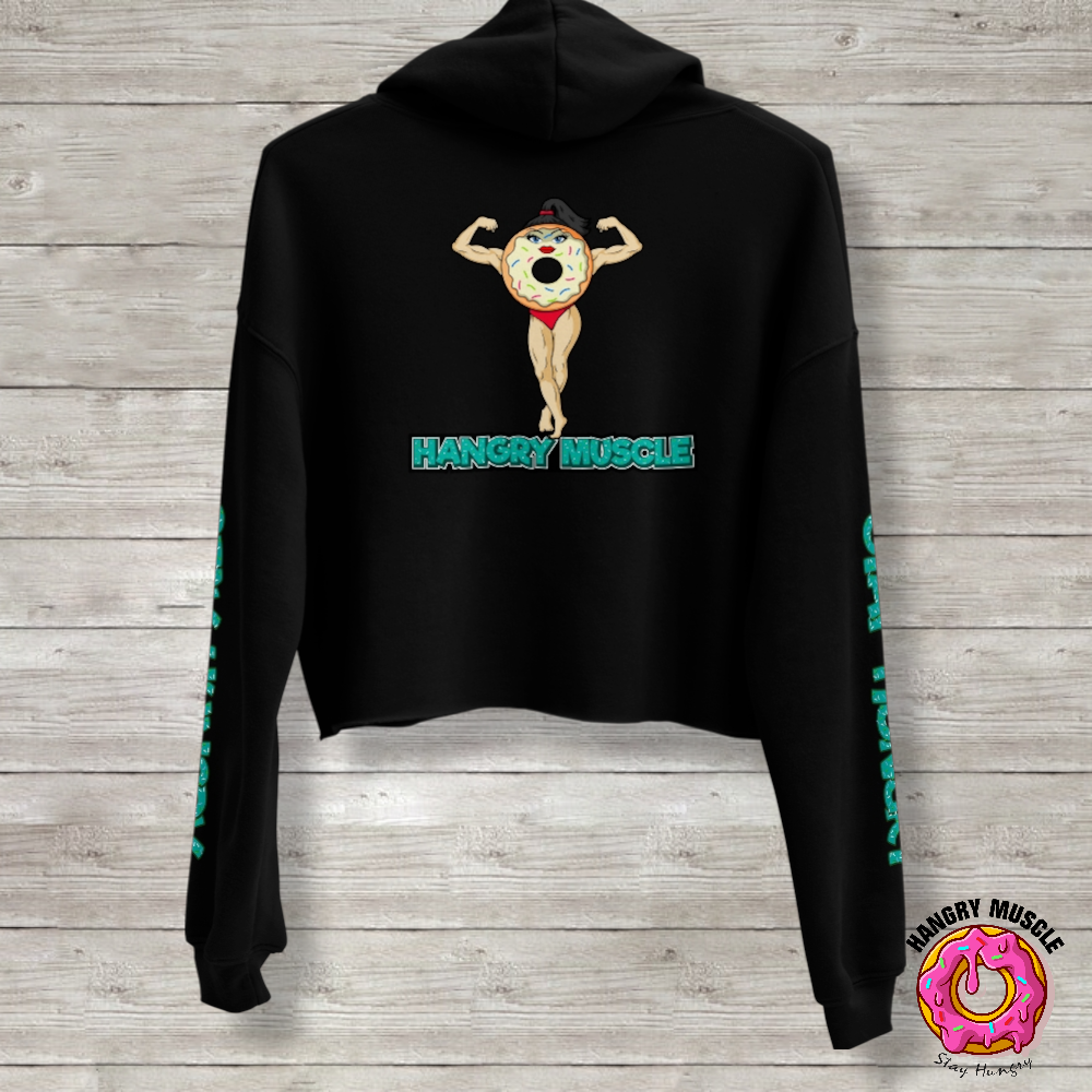 Cropped Fleece Hoodie | Woman Donut