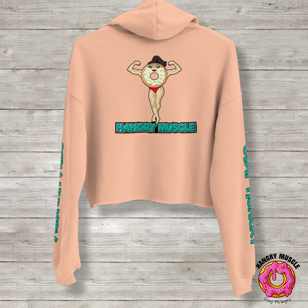 Cropped Fleece Hoodie | Woman Donut