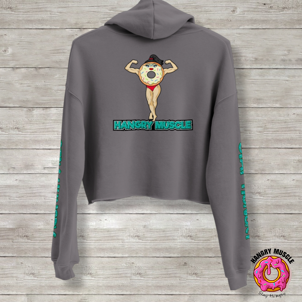 Cropped Fleece Hoodie | Woman Donut