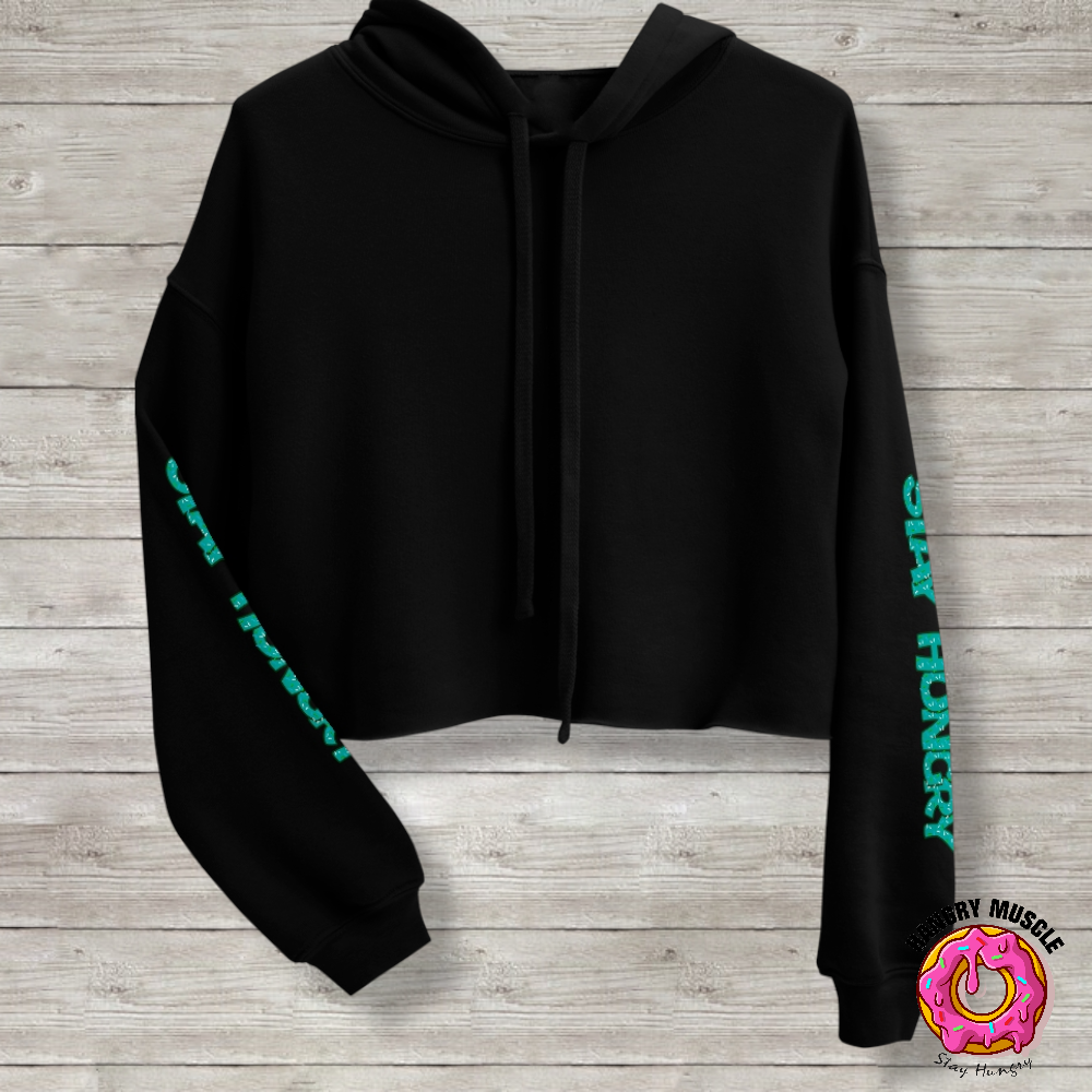 Cropped Fleece Hoodie | Woman Donut