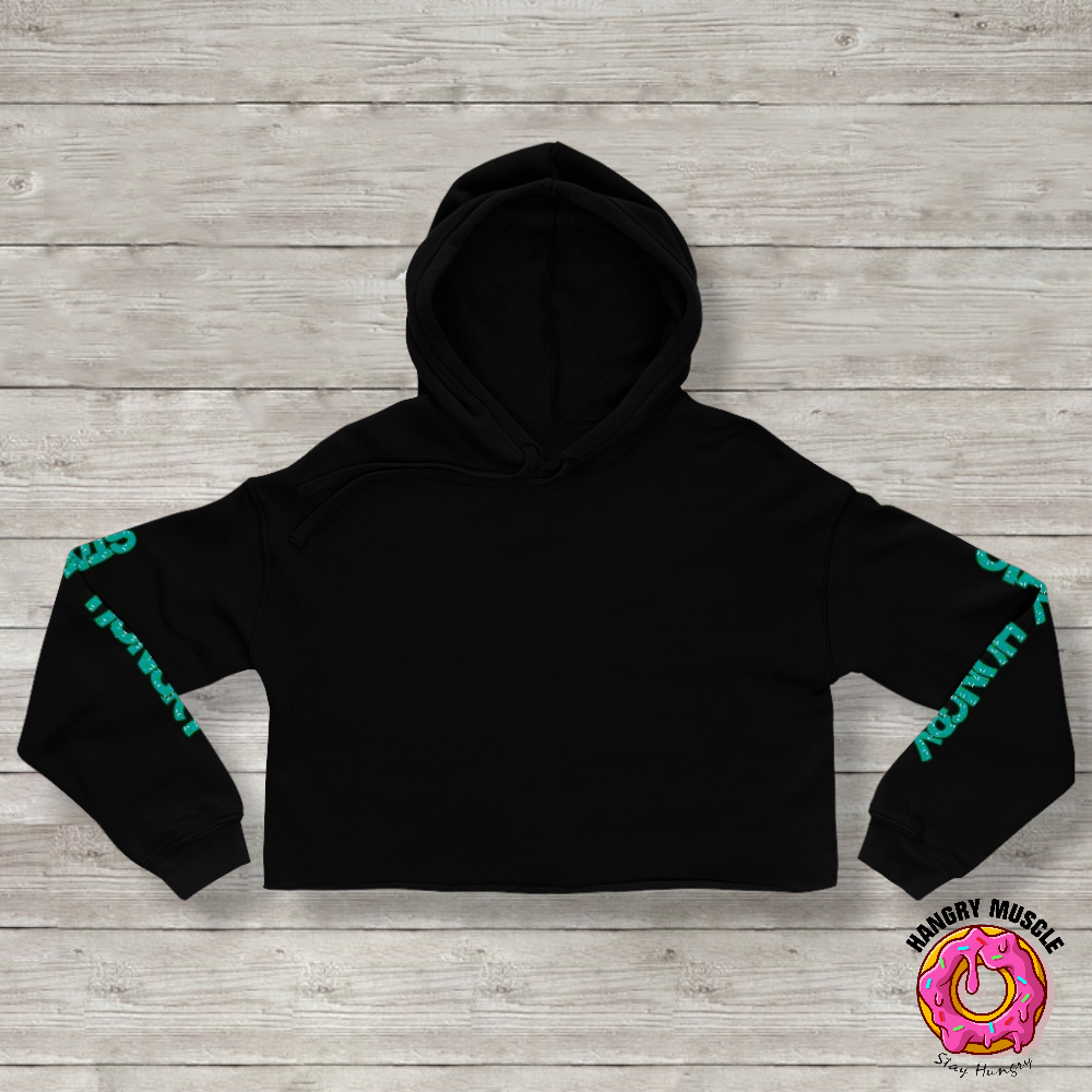 Cropped Fleece Hoodie | Woman Donut