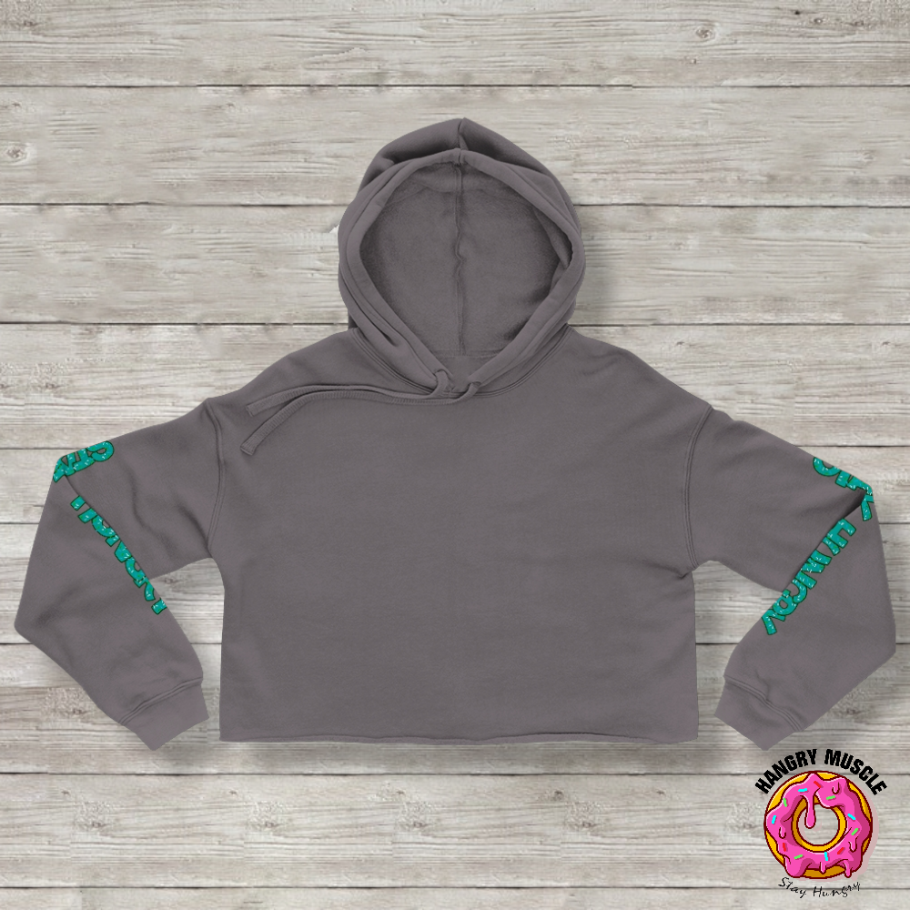 Cropped Fleece Hoodie | Woman Donut