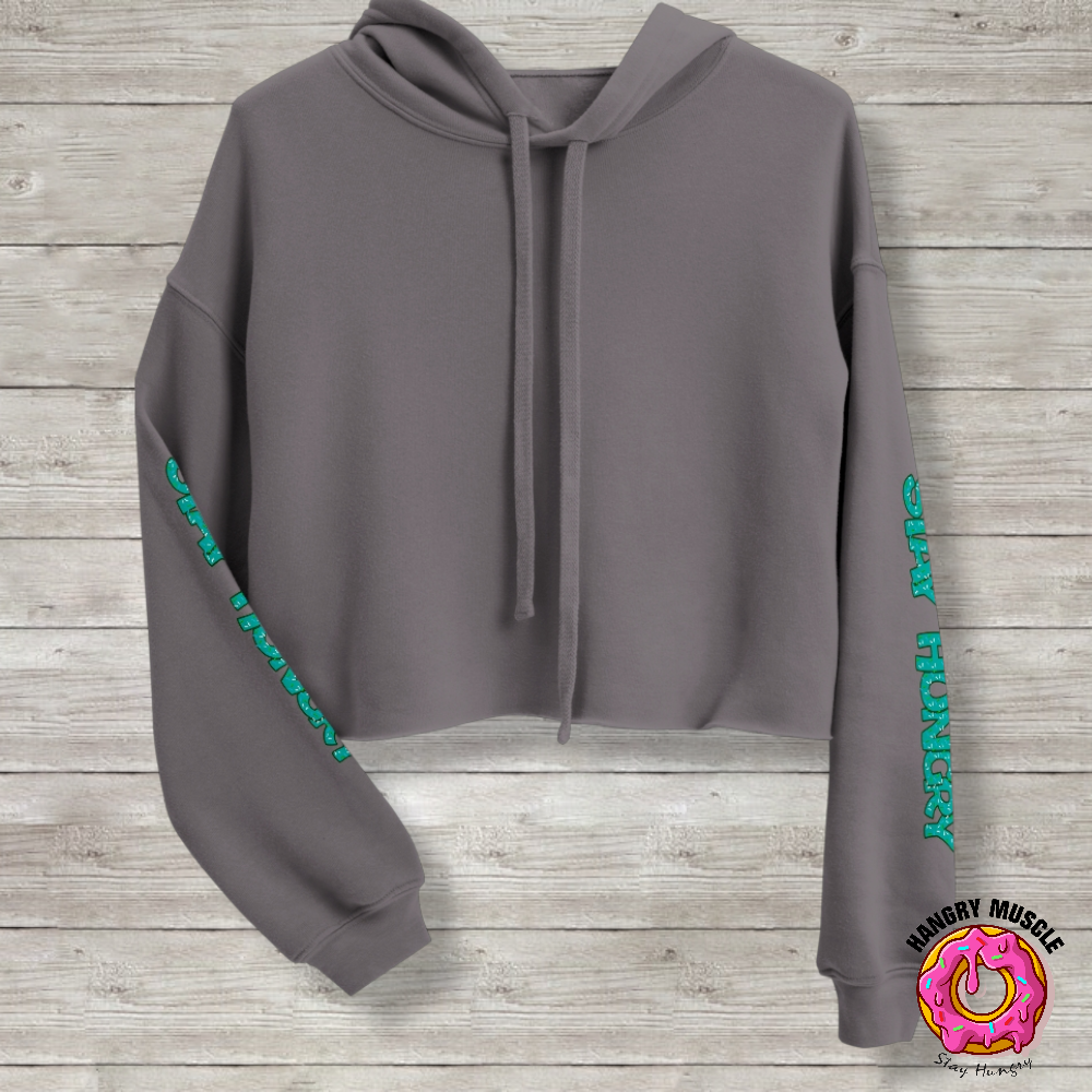 Cropped Fleece Hoodie | Woman Donut