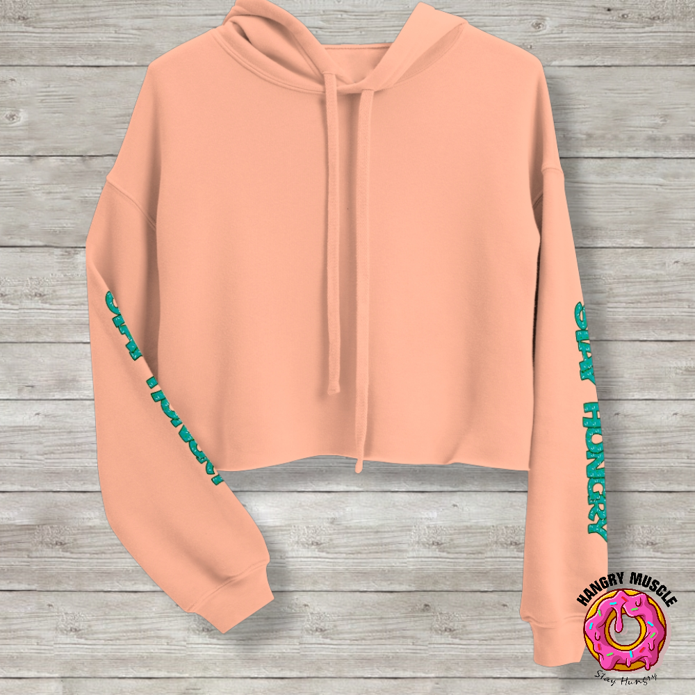 Cropped Fleece Hoodie | Woman Donut