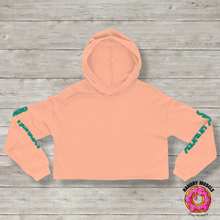 Load image into Gallery viewer, Cropped Fleece Hoodie | Woman Donut

