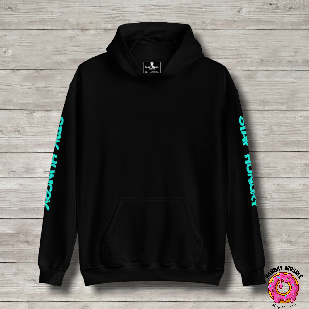 Stay Hungry Buff Teal | Pull Over Hoodie | Unisex